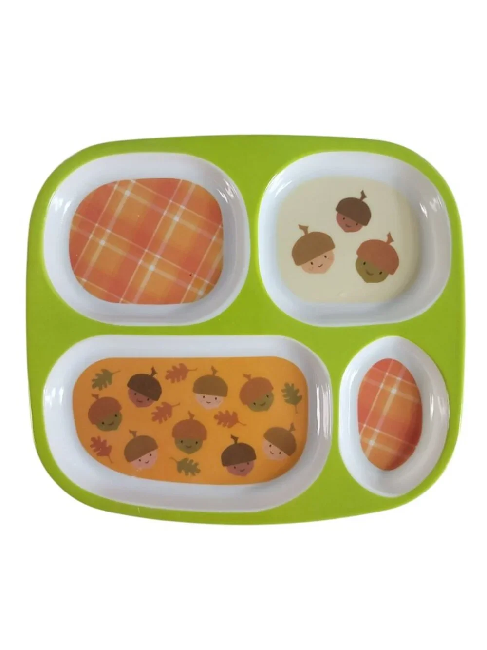 Target Holiday Melamine Divided Plates Set of 4 Halloween Thanksgiving Christmas